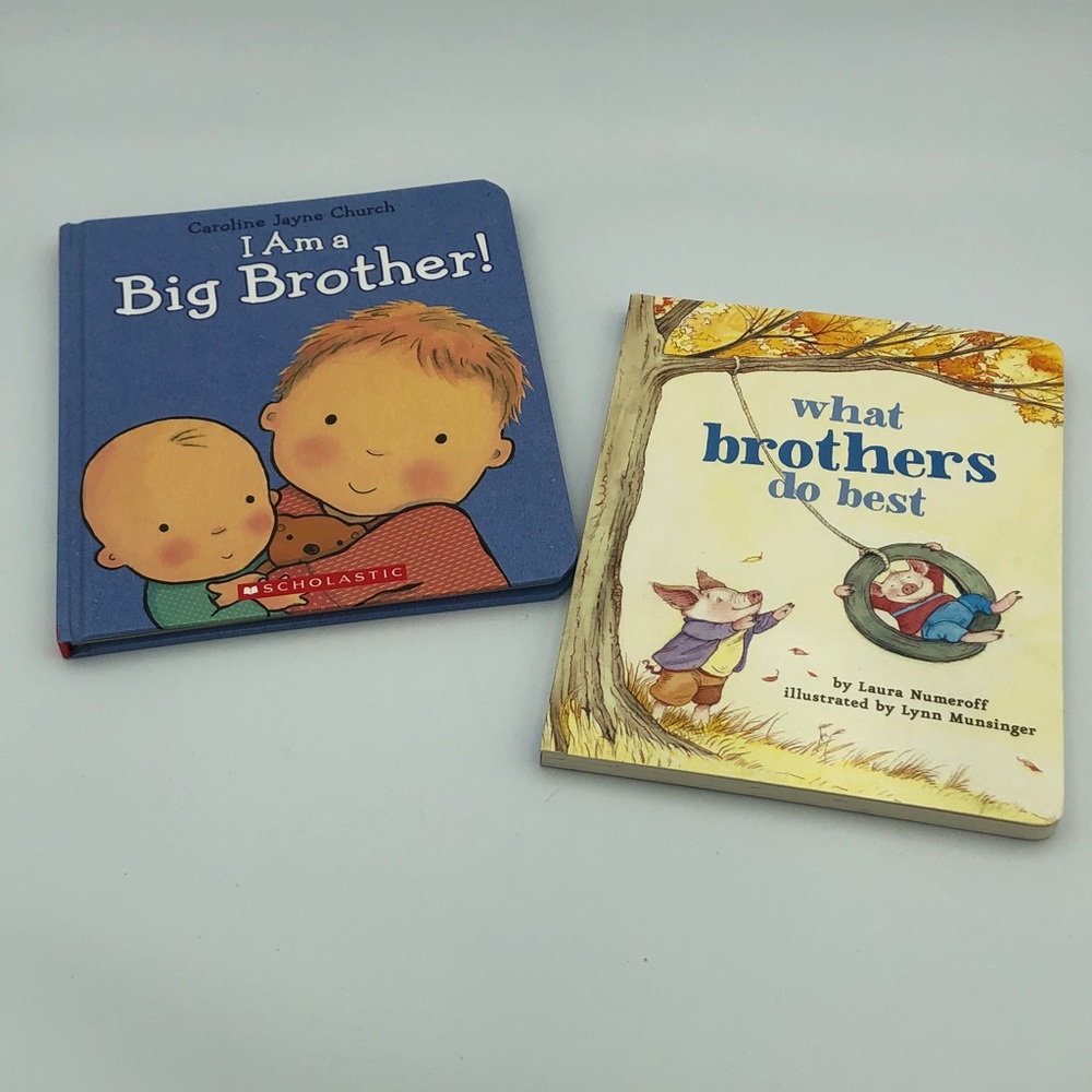 Children's Board Books - I Am a Big Brother & What Brothers Do Best